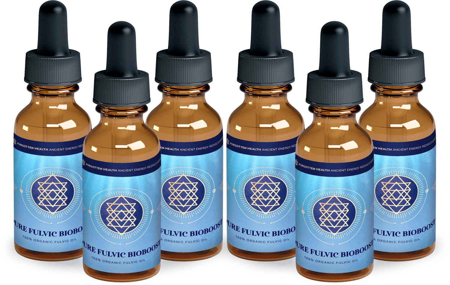 6 bottles of BioBoost Pure Fulvic